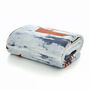 Coastal Fishing Village Textured Printed Soft Throw, thumbnail 4 of 5