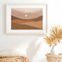 Earth Tone Sunrise Desert Landscape Print, thumbnail 1 of 8