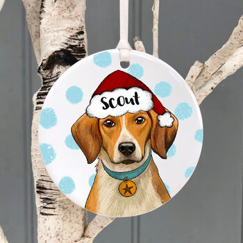 Christmas Personalised Dog Decoration, 6 of 12