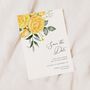 Summer Rose Wedding Save The Dates, thumbnail 1 of 4