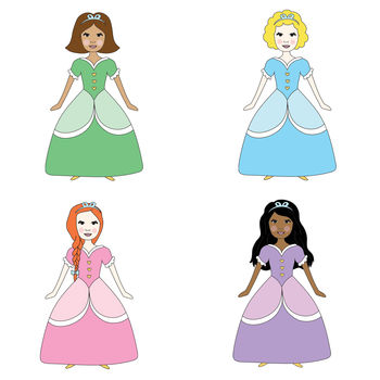 Princess Personalised Birthday Party Invitations, 4 of 4
