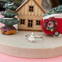 Sterling Silver Mini Christmas Tree Ring, thumbnail 8 of 11