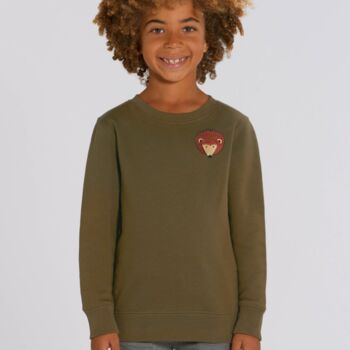 Childrens Eco Friendly Hedgehog Sweatshirt, 7 of 8