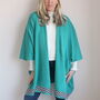 Jade Knitted Blanket Cardigan, thumbnail 1 of 6