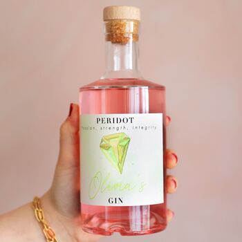 Personalised 50cl Birthstone Gin, 2 of 6