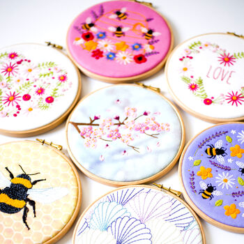 Cherry Blossom Embroidery Kit, 8 of 8