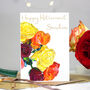 Personalised Roses Retirement Card, thumbnail 1 of 4