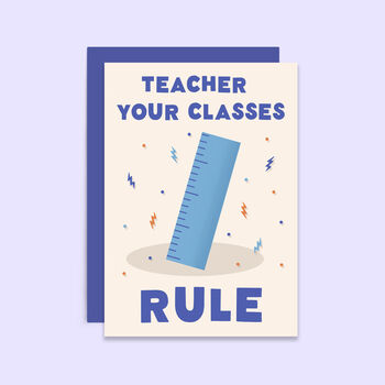 Your Classes Rule Teacher Card | Thank You Cards, 3 of 3