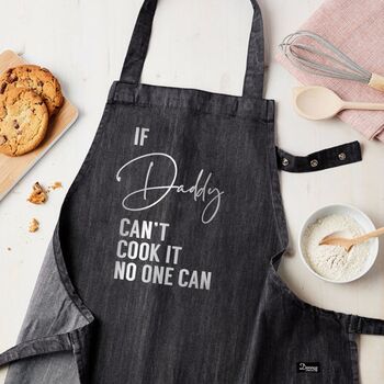 Personalised Denim 'Can Cook It' Apron, 4 of 8