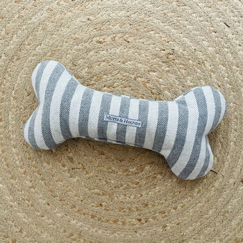 Mutts And Hounds Luxury Squeaky Dog Bone Toy, 4 of 6
