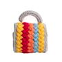 Multicoloured Crochet Knit Hand Bag, thumbnail 2 of 5