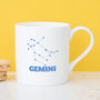 Gemini Constellation China Mug, thumbnail 2 of 9