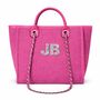 Personalised Pink Large Chain Tote Bag, thumbnail 7 of 9