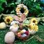 Handmade Felt Easter Besties Set Of Three, thumbnail 2 of 2