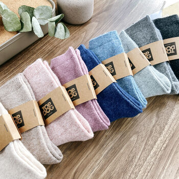 Cosy Cashmere Merino Wool Socks, 3 of 10