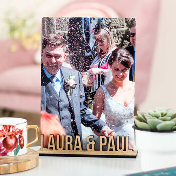 Personalised Me And Dad Photo Frame Holder Fathers Gift, 3 of 9