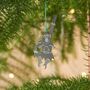 Chimpanzee Party Animal Christmas Tree Decoration, thumbnail 1 of 5