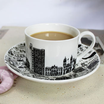 West London Tea Cup And Saucer Set, 2 of 3