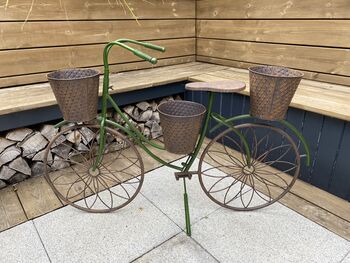 Steel Bike Planter, 9 of 12