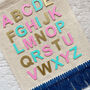 Alphabet Fabric Wall Hanging, thumbnail 4 of 11