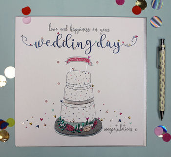 Wedding Day Card Large, 2 of 2