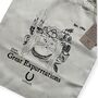 Great Expurrtations Literary Cat Organic Shopper Bag, thumbnail 5 of 5