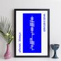 Personalised Irish County Or Town Ogham Alphabet Print, thumbnail 10 of 12