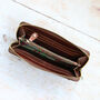 Large Leather Zip Around Purse, thumbnail 3 of 4