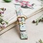 'Blossom' Leather Smartwatch Strap; Handmade Watch Band, thumbnail 3 of 8