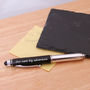 Multifunctional Personalised Pen With Torch And Stylus, thumbnail 3 of 4