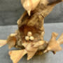 Hand Carved Wooden Nesting Birds Ornament, thumbnail 12 of 12