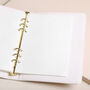 Personalised Initial Vegan Leather Refillable Notebook, thumbnail 4 of 10