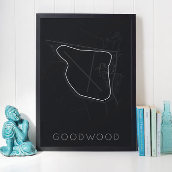 British Goodwood Race Track Print, 2 of 2