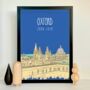Personalised Oxford Skyline Print, thumbnail 10 of 10