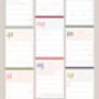 2026 Minimalist Wall Calendar In Large A3 Or A4, thumbnail 3 of 10