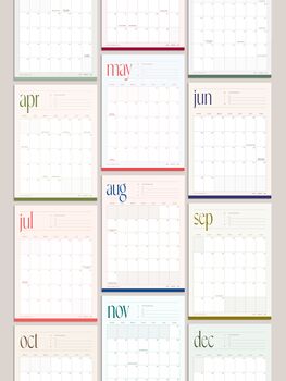 2026 Minimalist Wall Calendar In Large A3 Or A4, 3 of 10
