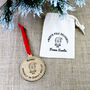 Santa's Nice List Personalised Christmas Decoration, thumbnail 4 of 5