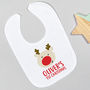 Personalised Reindeer Baby First Christmas Babygrow, thumbnail 5 of 8