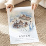 Aspen Ski Travel Print, thumbnail 2 of 7