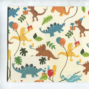 Dinosaur Wrapping Paper, 2 of 3