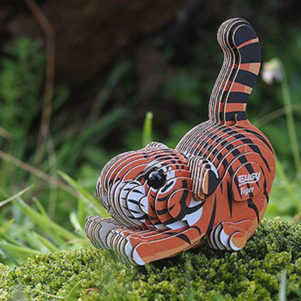 EUGY Tiger 3D Puzzle, Eugy