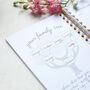 Personalised Love Letters To My Baby Foil Notebook, thumbnail 6 of 12