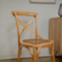 Gainsborough Brown Cross Back Dining Chair, thumbnail 6 of 12