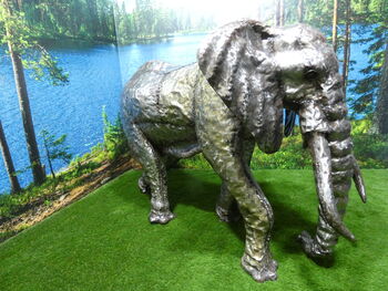 Elephant Three Foot Metal Sculpture, 4 of 5