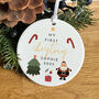 Personalised First Xmas Ceramic Ornament Gi̇ft, thumbnail 7 of 7