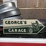 Vintage Style Motorcycle Garage Sign, thumbnail 2 of 5