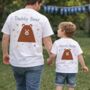 Daddy And Me Matching Bear T Shirts, thumbnail 1 of 2