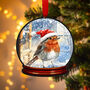 Robin Snow Globe Decoration, thumbnail 3 of 3