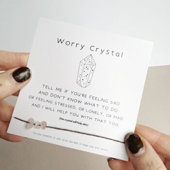 Worry Crystal Wish String Bracelet, 11 of 12