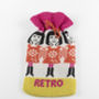 Retro Sixties Girl Knitted Hot Water Bottle, thumbnail 1 of 4